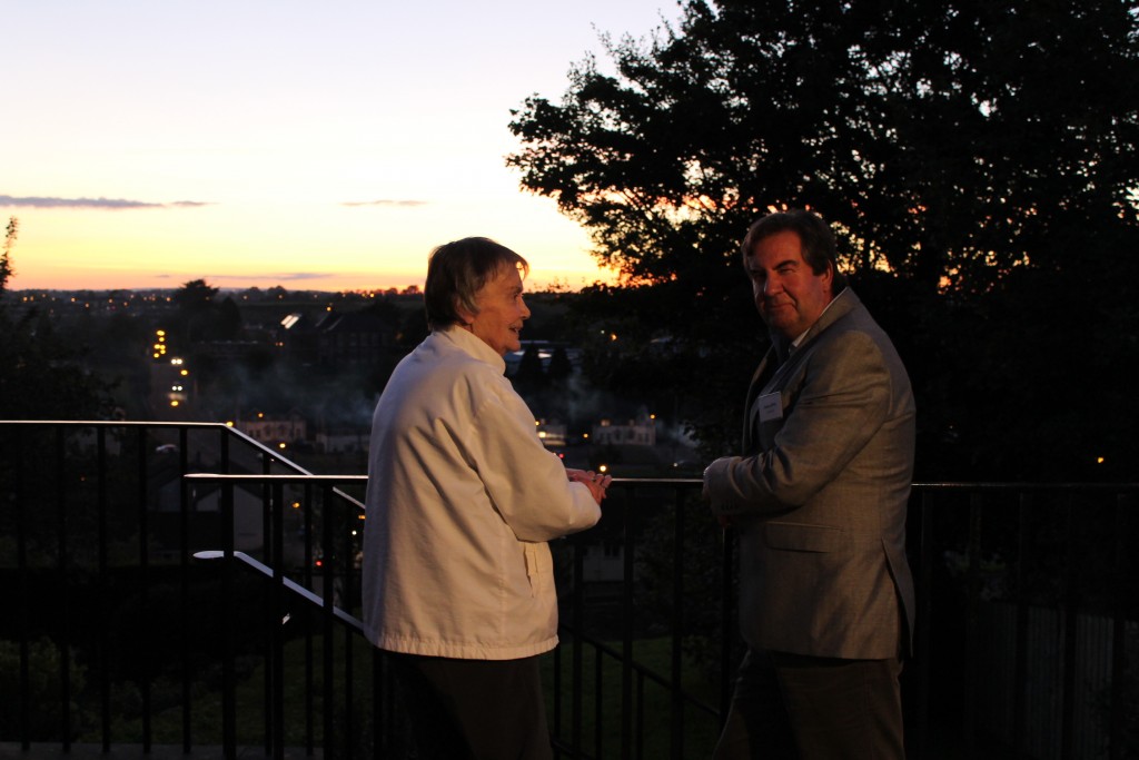 Registry Officer Stephen Day and volunteer Mary Dawson