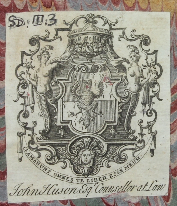 Bookplate John Huson