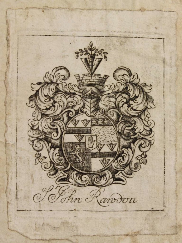 bookplate John Rawdon