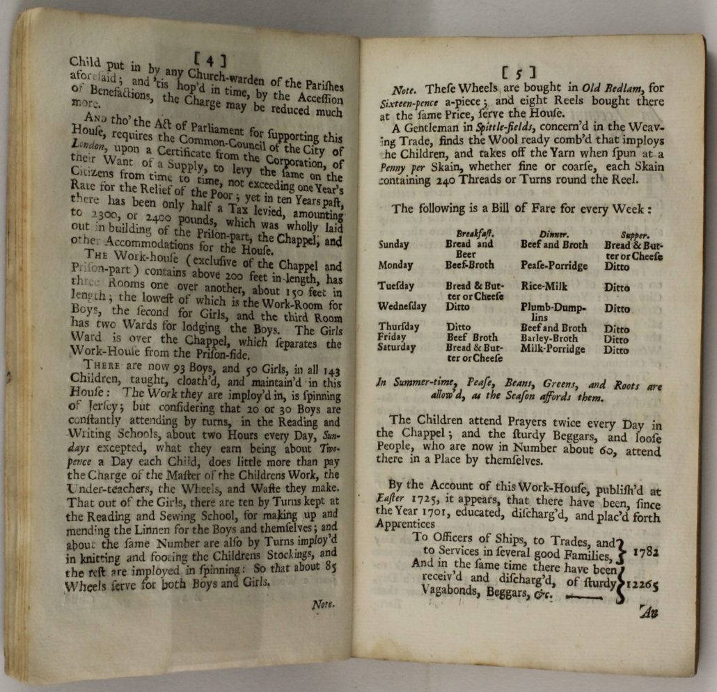 Page 4-5 of An Account of Several Work – Houses for Employing and Maintaining the Poor […]