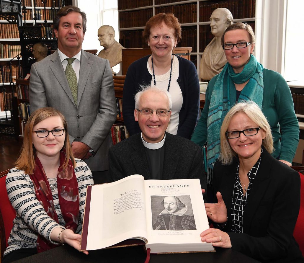 Launch of the exhibition The Works of William Shakespeare : the 400th anniversary of the death of William Shakespeare, at Armagh Robinson Library