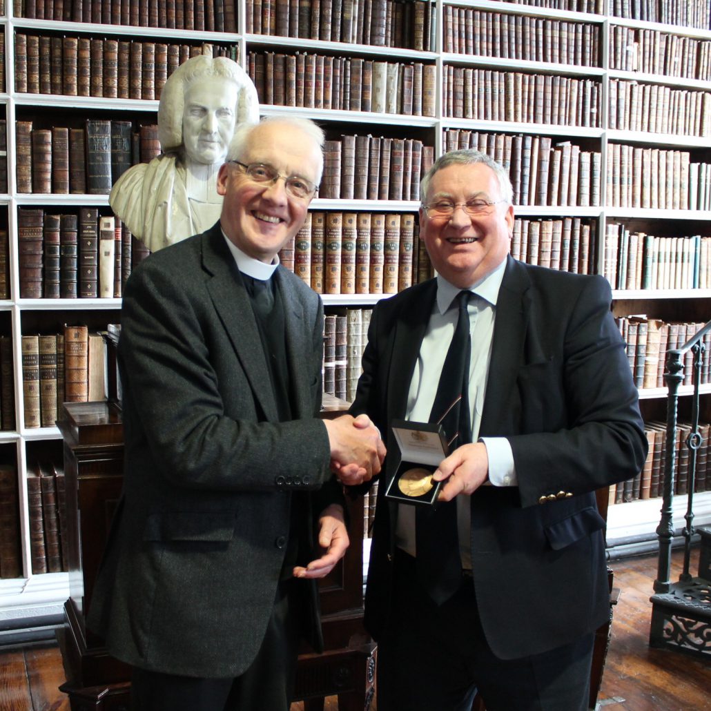 Donation of Memorial Medal to the Library