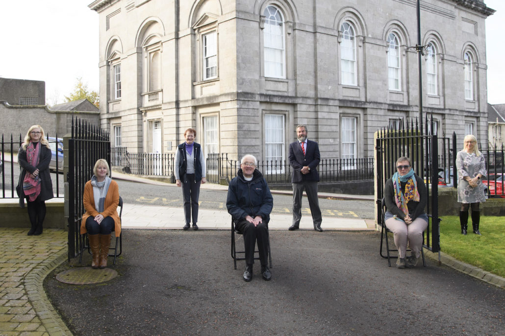 Staff Armagh Robinson Library at the retirement of Keeper Gregory Dunstan