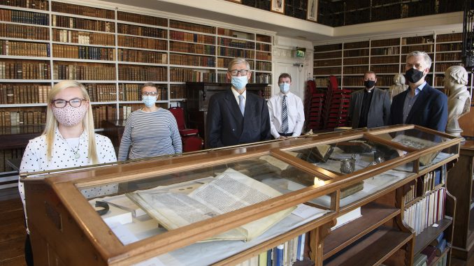 Gold and silver exhibition launch Armagh Robinson Library